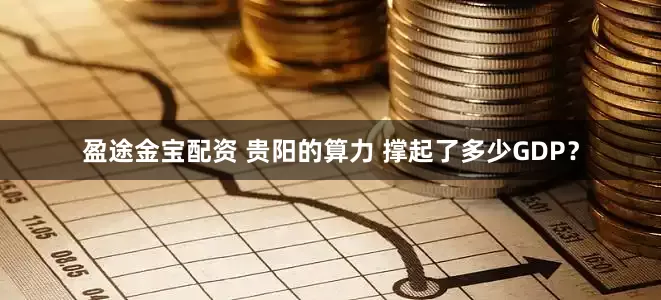 盈途金宝配资 贵阳的算力 撑起了多少GDP？